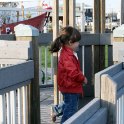 Julia on the playground equipment
